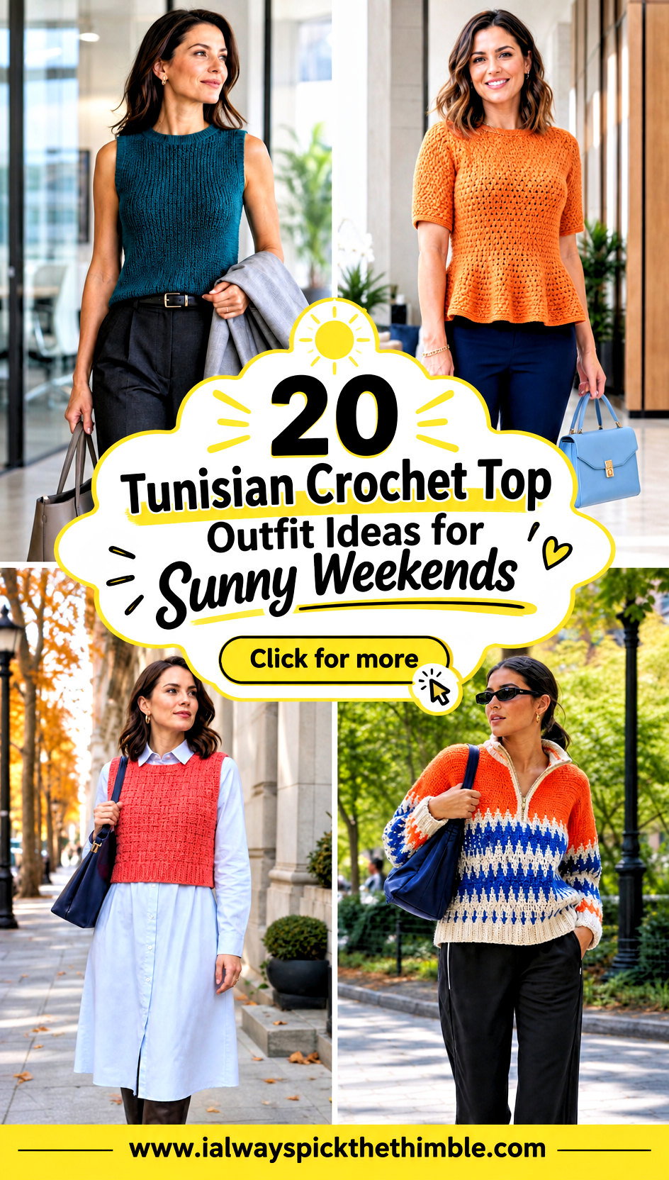 20 Tunisian Crochet Top Outfit Ideas for Sunny Weekends - 20 Tunisian Crochet Top Outfit Ideas for Sunny Weekends
