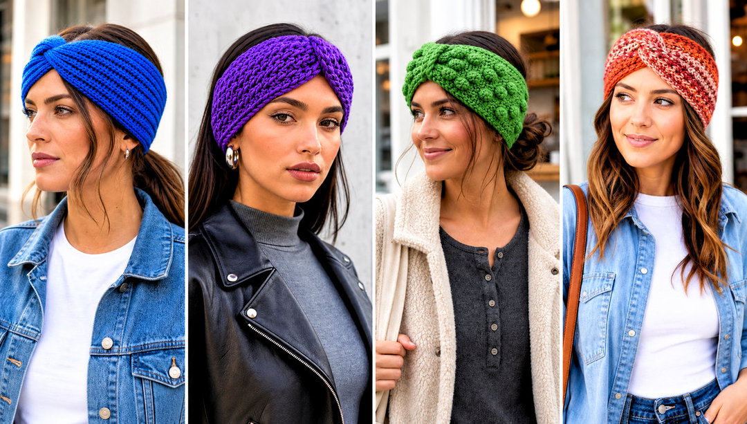 20 Twist Crochet Ear Warmer Outfit Ideas for Chilly Walks