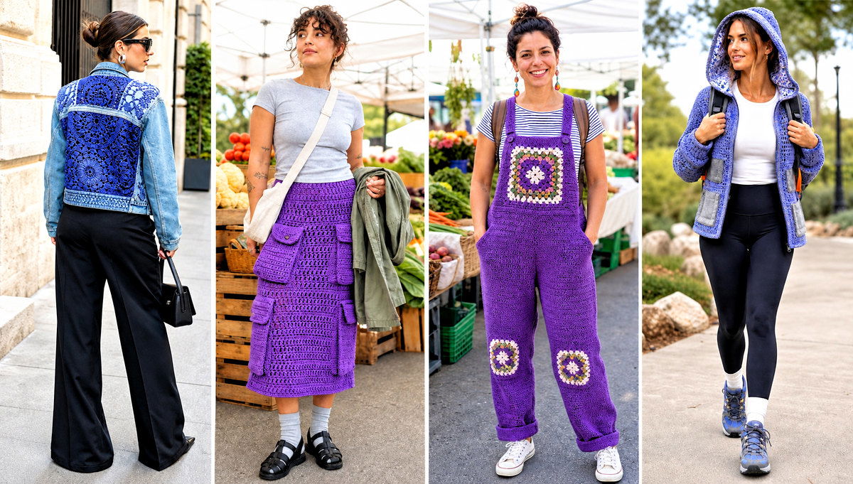 20 Upcycle Crochet Clothes and Outfit Ideas for Fresh Style