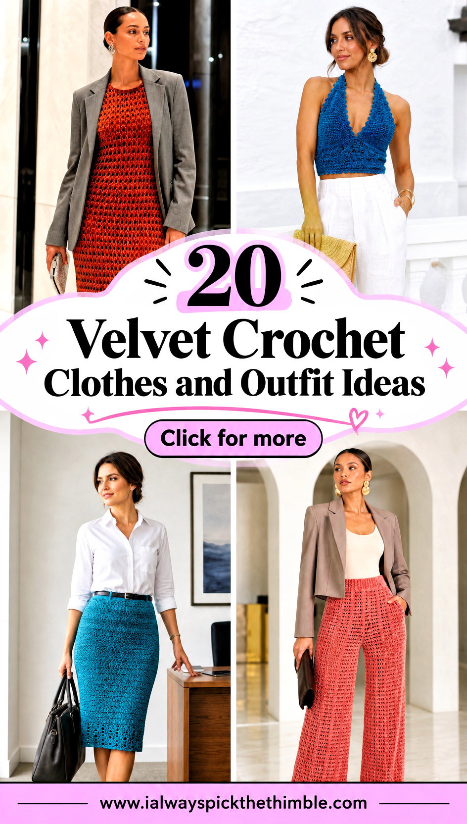 20 Velvet Crochet Clothes and Outfit Ideas for Soft Style - 20 Velvet Crochet Clothes and Outfit Ideas for Soft Style