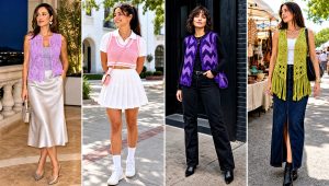 20 Vintage Crochet Vest Outfit Ideas for Easy Layering