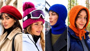 20 Warm Crochet Hat Outfit Ideas for Snowy Weekends