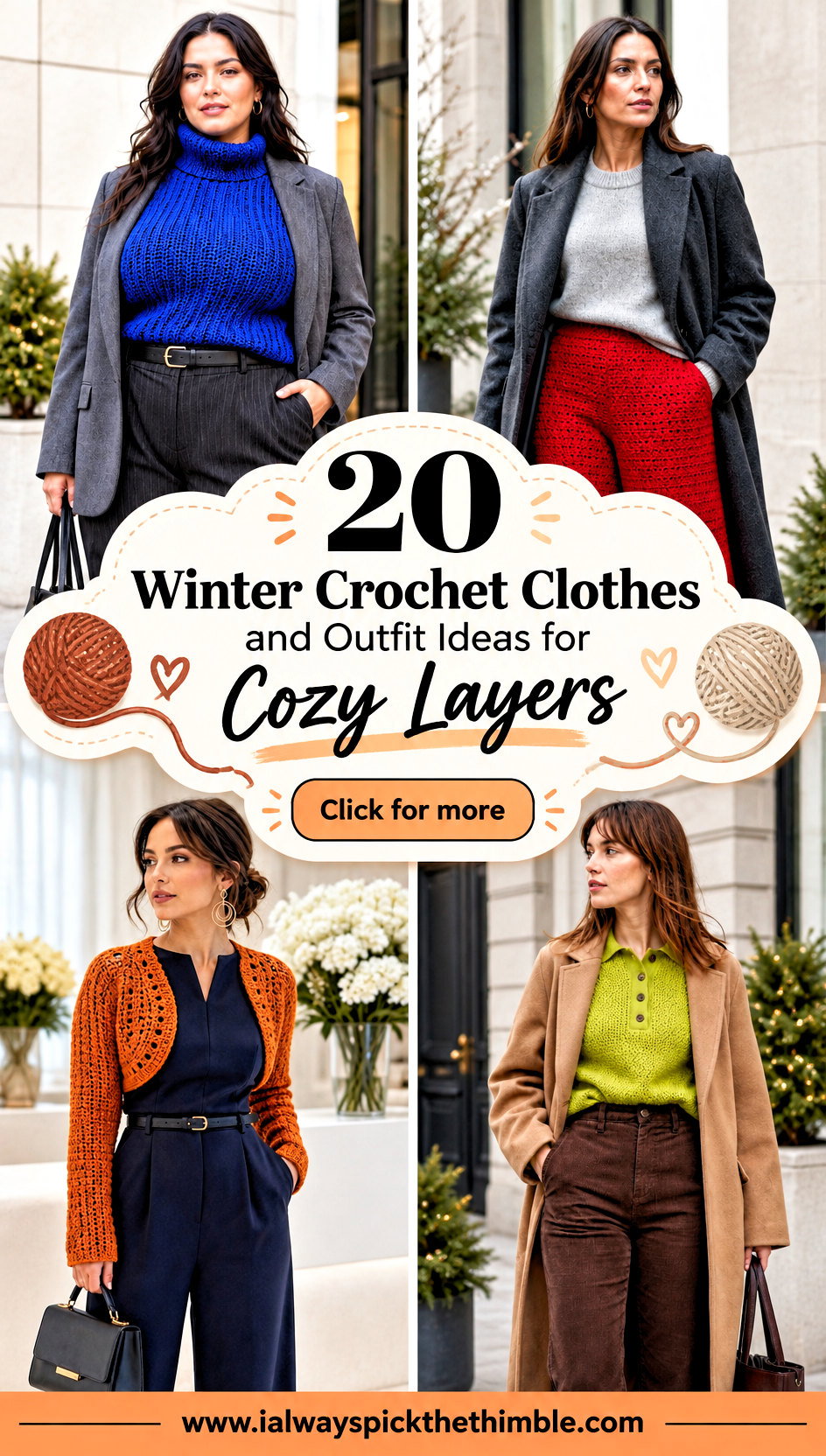 20 Winter Crochet Clothes and Outfit Ideas for Cozy Layers - 20 Winter Crochet Clothes and Outfit Ideas for Cozy Layers