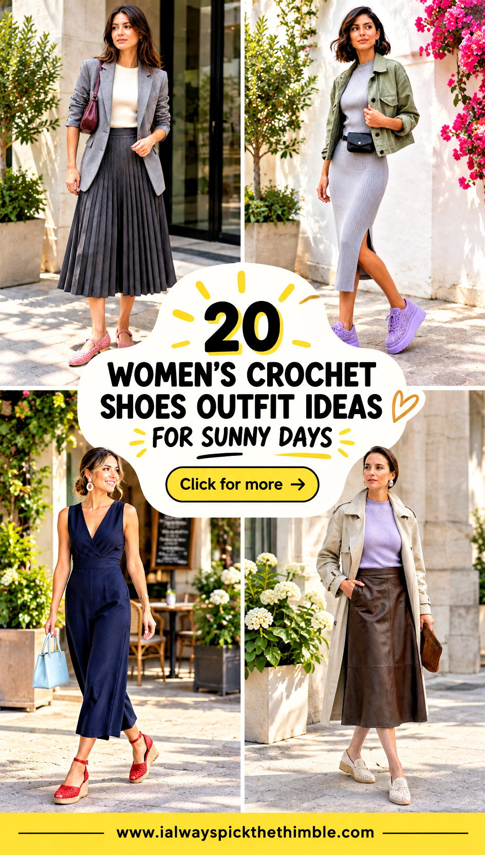 20 Womens Crochet Shoes Outfit Ideas for Sunny Days - 20 Women’s Crochet Shoes Outfit Ideas for Sunny Days