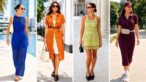 20 Women’s Crochet Summer Dress Outfit Ideas for Sunny Days