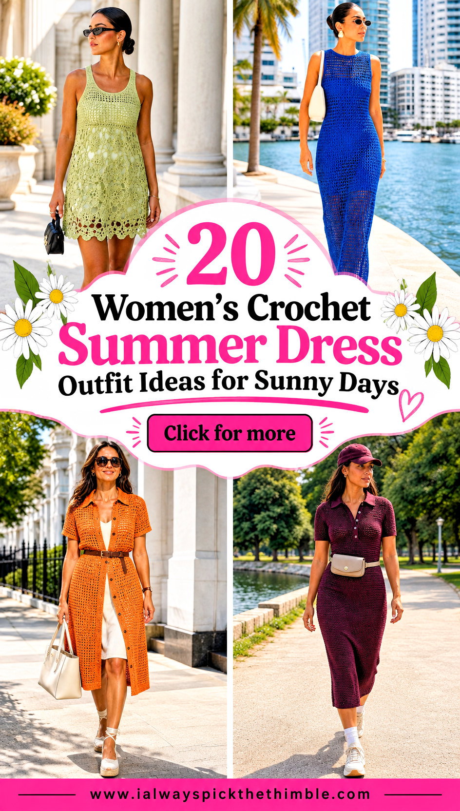 20 Womens Crochet Summer Dress Outfit Ideas for Sunny Days - 20 Women’s Crochet Summer Dress Outfit Ideas for Sunny Days