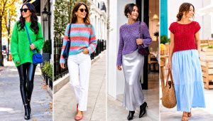 20 Women’s Crochet Sweater Outfit Ideas for Casual Days