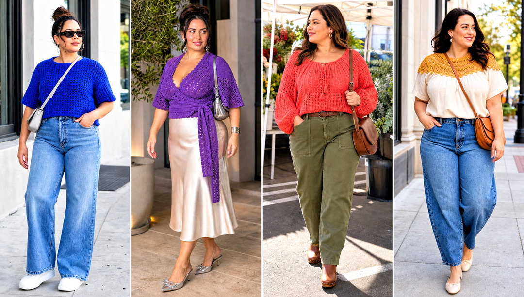 20 Xl Crochet Top Outfit Ideas for Warm Summer Days