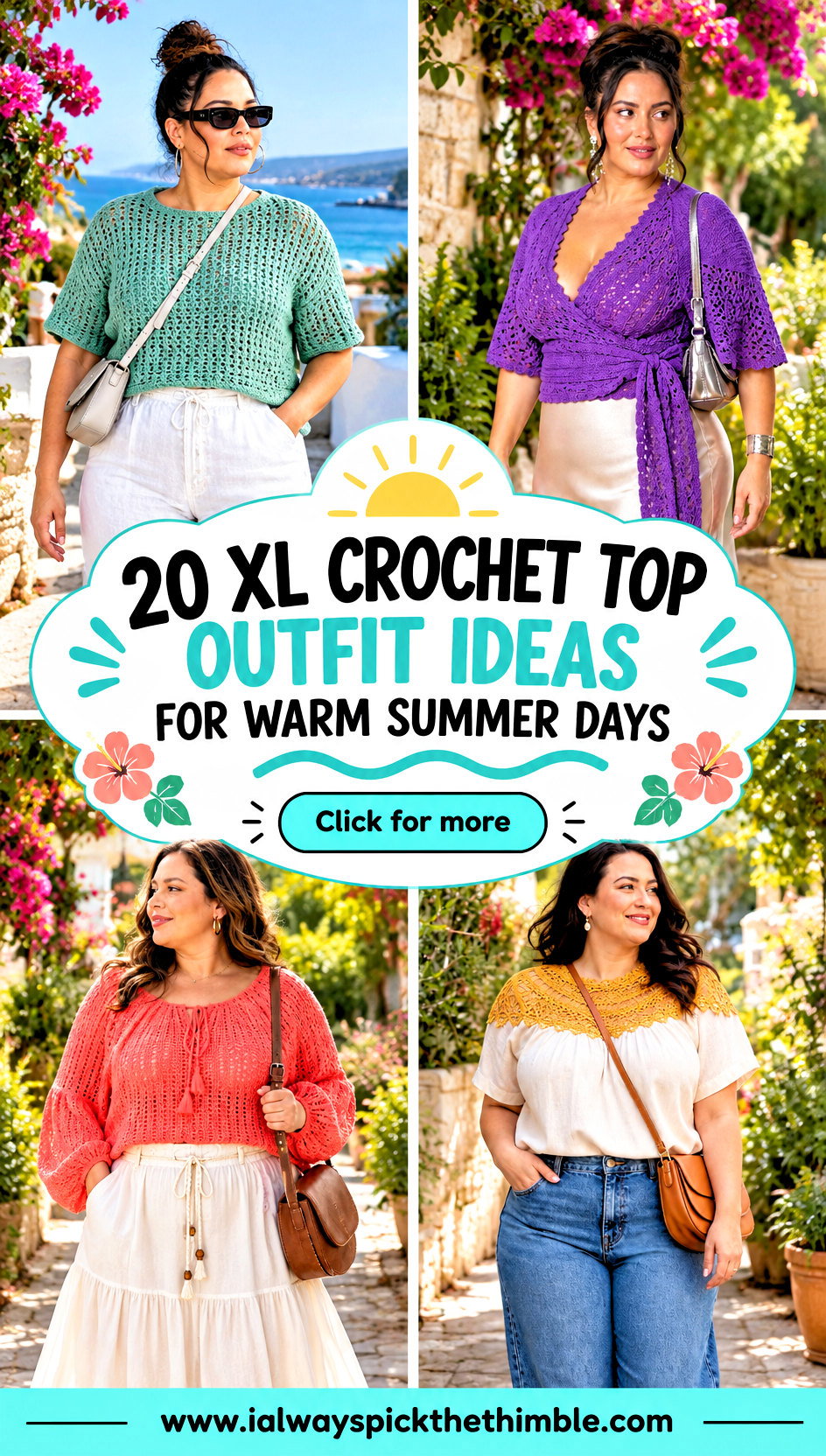 20 Xl Crochet Top Outfit Ideas for Warm Summer Days - 20 Xl Crochet Top Outfit Ideas for Warm Summer Days