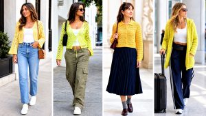 20 Yellow Crochet Cardigan Outfit Ideas for Spring Layers