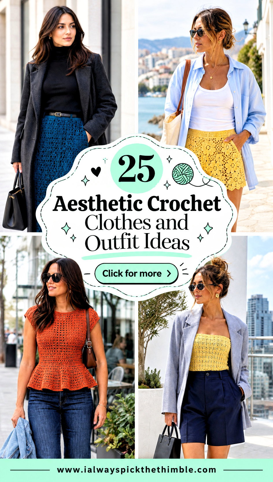25 Aesthetic Crochet Clothes and Outfit Ideas for Daily Wear - 25 Aesthetic Crochet Clothes and Outfit Ideas for Daily Wear