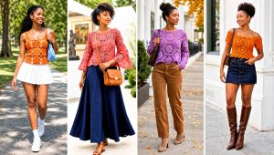 25 African Flower Crochet Top Outfit Ideas for Boho Style