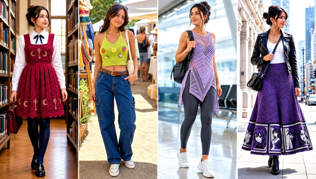 25 Anime Crochet Clothes and Outfit Ideas for Cosplay