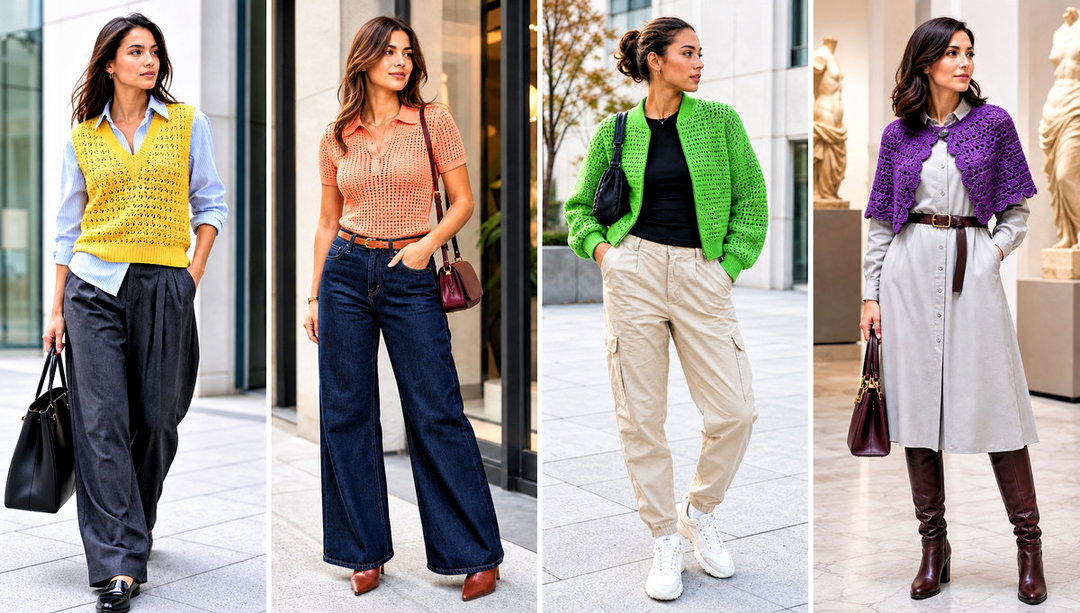 25 Autumn Crochet Clothes and Outfit Ideas for Crisp Days