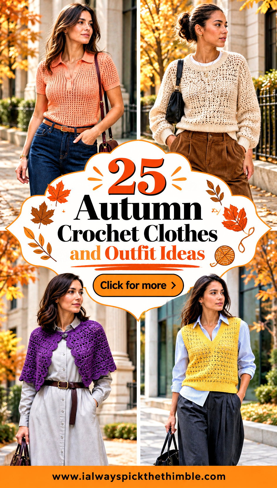 25 Autumn Crochet Clothes and Outfit Ideas for Crisp Days - 25 Autumn Crochet Clothes and Outfit Ideas for Crisp Days