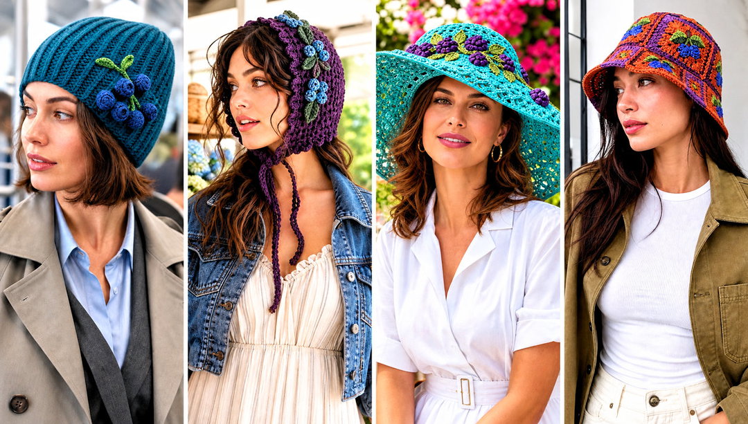 25 Blueberry Crochet Hat Outfit Ideas for Playful Looks