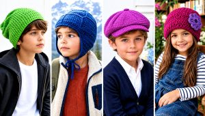 25 Children’s Crochet Hats Outfit Ideas for Cozy School Days