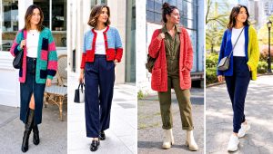 25 Chunky Crochet Cardigan Outfit Ideas for Weekend Comfort