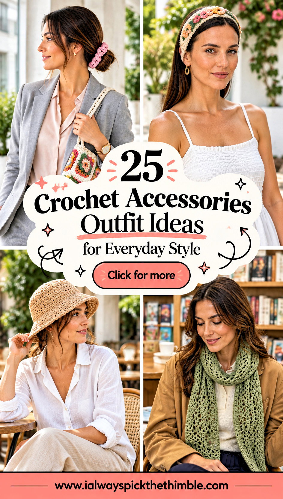 25 Crochet Accessories Outfit Ideas for Everyday Style - 25 Crochet Accessories Outfit Ideas for Everyday Style