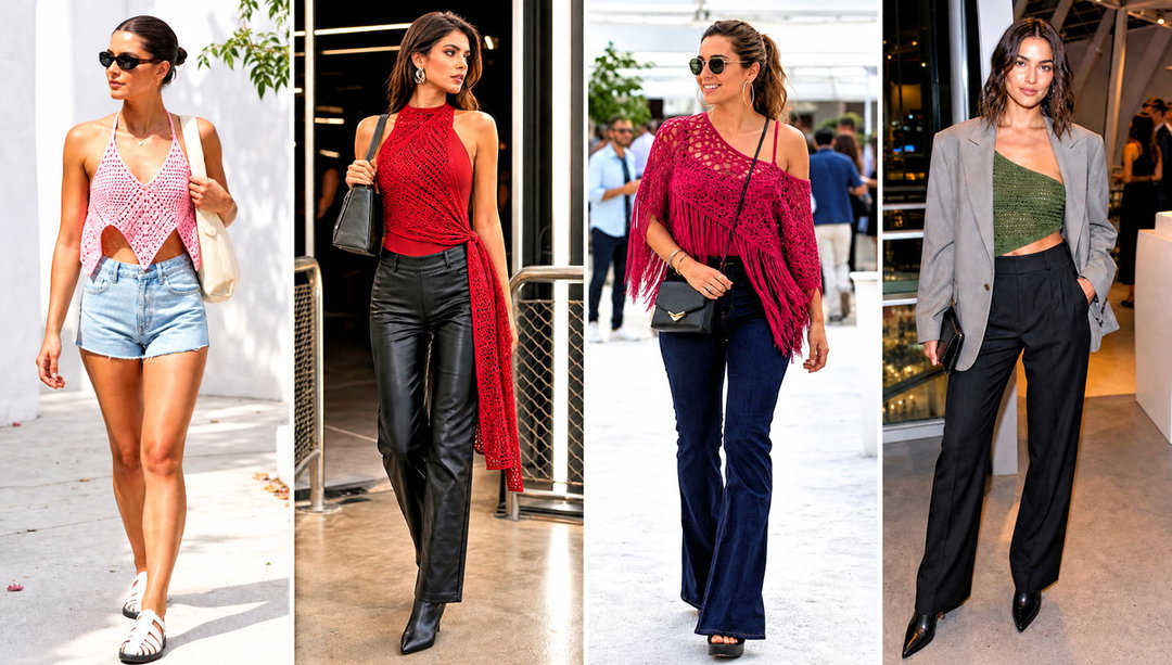 25 Crochet Asymmetrical Top Outfit Ideas for Modern Shapes