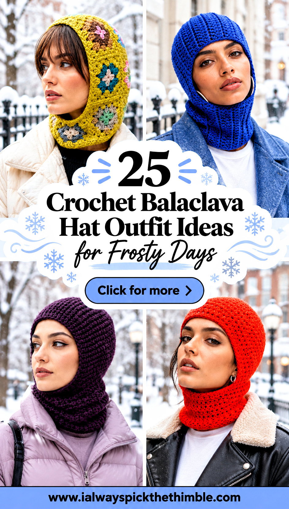 25 Crochet Balaclava Hat Outfit Ideas for Frosty Days - 25 Crochet Balaclava Hat Outfit Ideas for Frosty Days