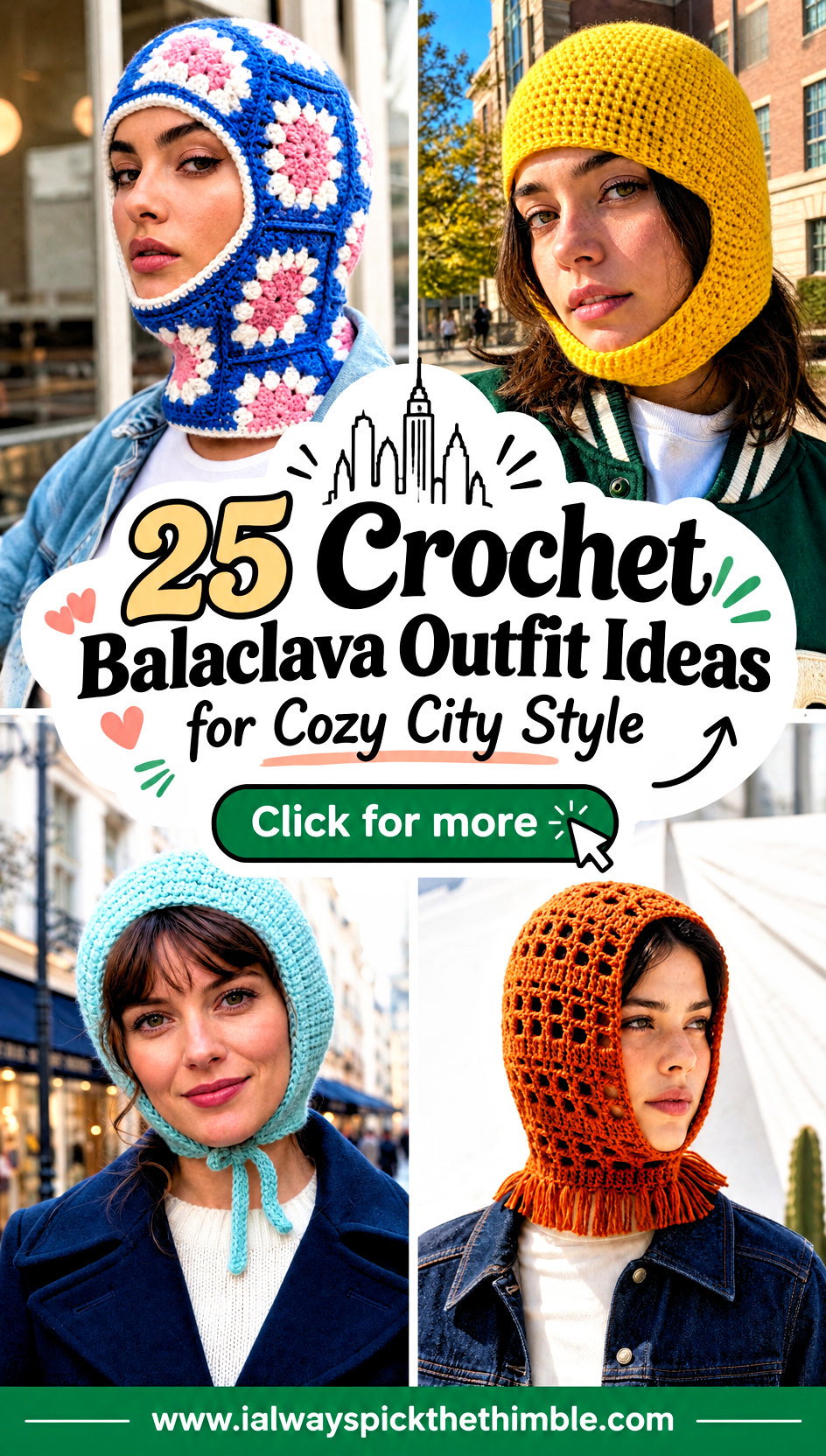 25 Crochet Balaclava Outfit Ideas for Cozy City Style - 25 Crochet Balaclava Outfit Ideas for Cozy City Style