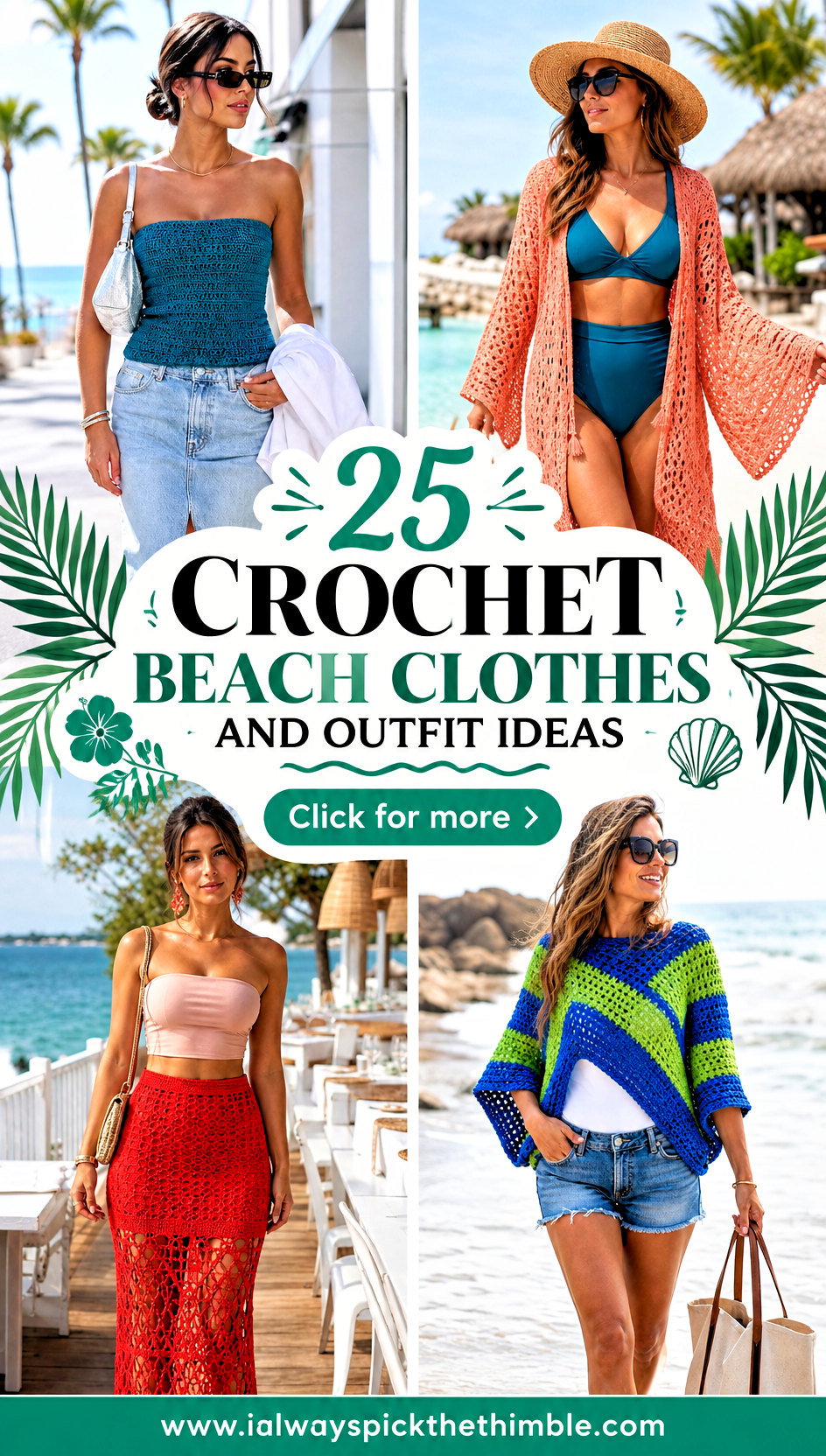 25 Crochet Beach Clothes and Outfit Ideas for Resort Days - 25 Crochet Beach Clothes and Outfit Ideas for Resort Days