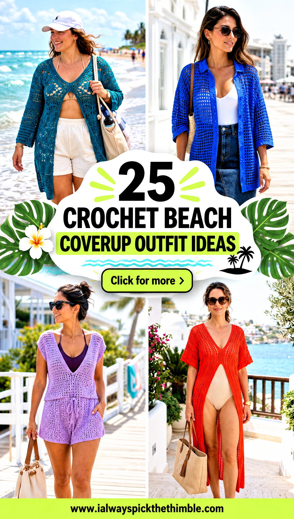 25 Crochet Beach Coverup Outfit Ideas for Tropical Escapes - 25 Crochet Beach Coverup Outfit Ideas for Tropical Escapes