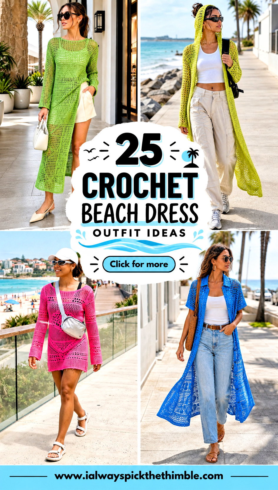 25 Crochet Beach Dress Outfit Ideas for Coastal Walks - 25 Crochet Beach Dress Outfit Ideas for Coastal Walks