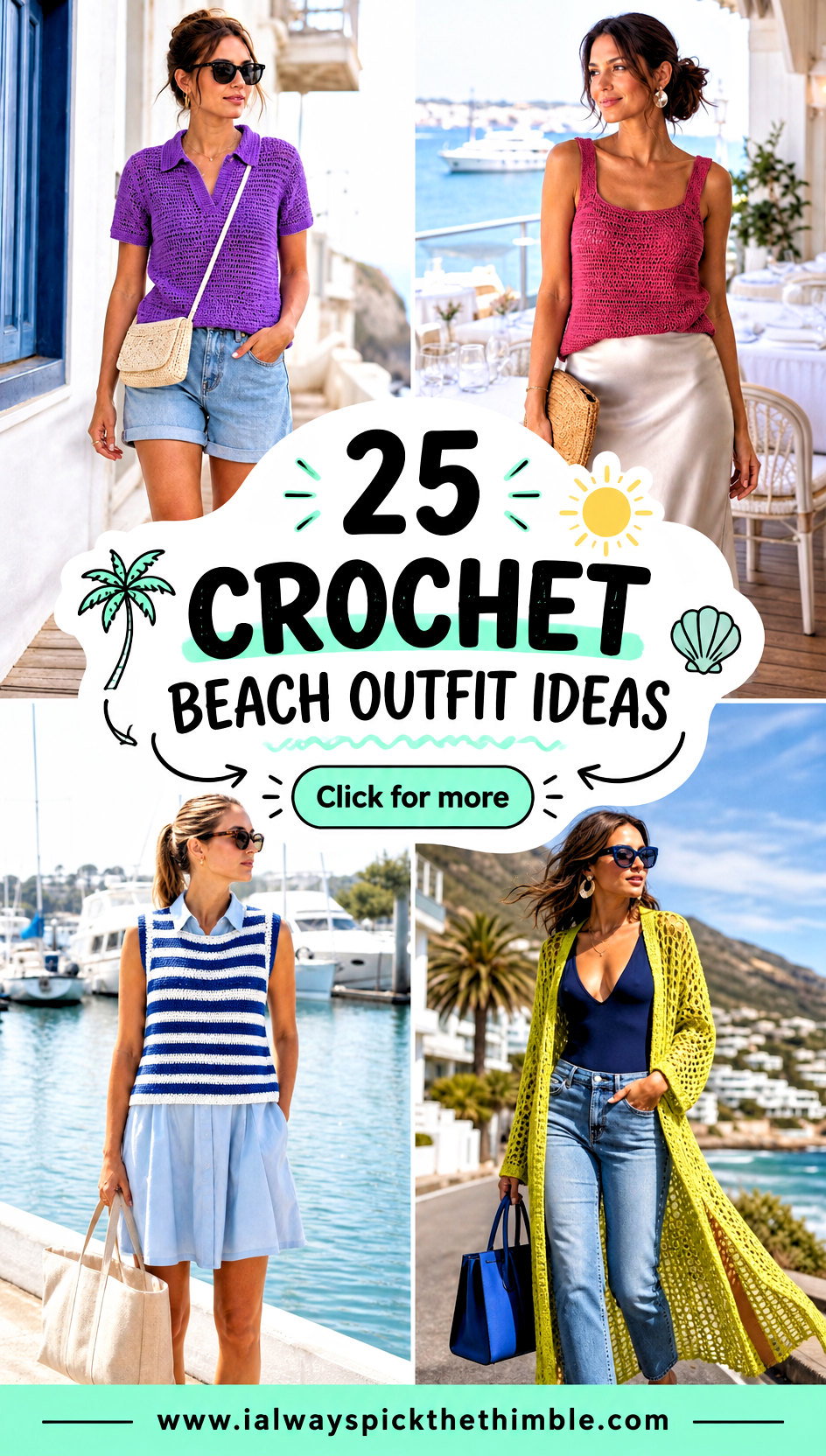 25 Crochet Beach Outfit Ideas for a Relaxed Vacation - 25 Crochet Beach Outfit Ideas for a Relaxed Vacation