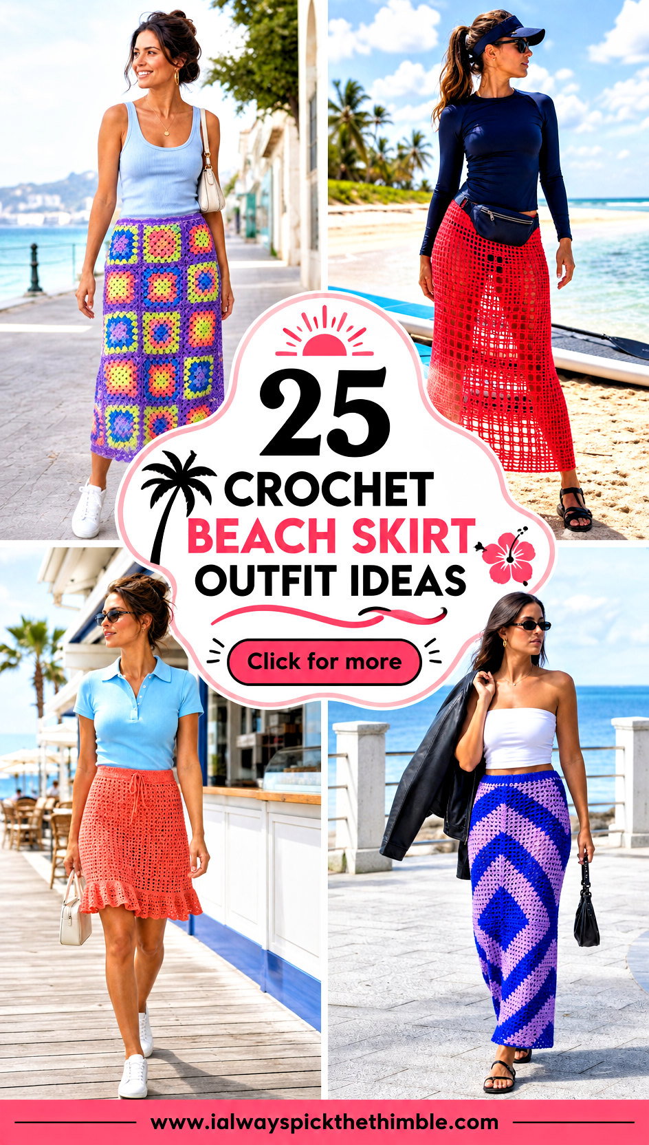 25 Crochet Beach Skirt Outfit Ideas for Sunset Strolls - 25 Crochet Beach Skirt Outfit Ideas for Sunset Strolls