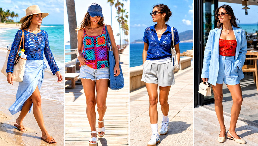 25 Crochet Beach Top Outfit Ideas for Easy Coastal Style