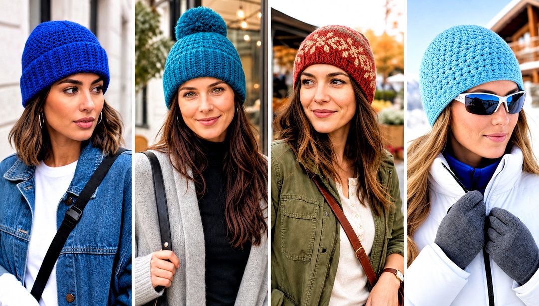 25 Crochet Beanie Outfit Ideas for Everyday Street Style