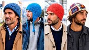 25 Crochet Beanie for Men Outfit Ideas with Casual Layers