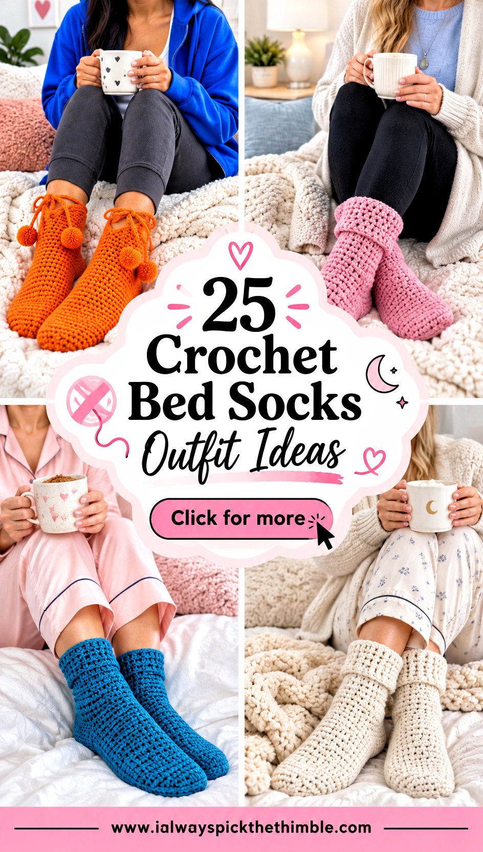 25 Crochet Bed Socks Outfit Ideas for Cozy Nights In - 25 Crochet Bed Socks Outfit Ideas for Cozy Nights In