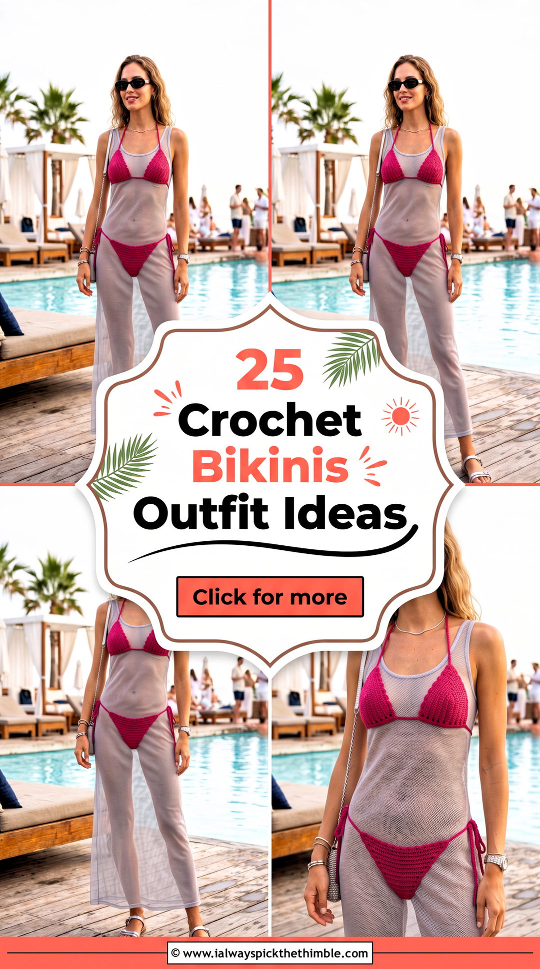 25 Crochet Bikinis Outfit Ideas for Tropical Getaways - 25 Crochet Bikinis Outfit Ideas for Tropical Getaways
