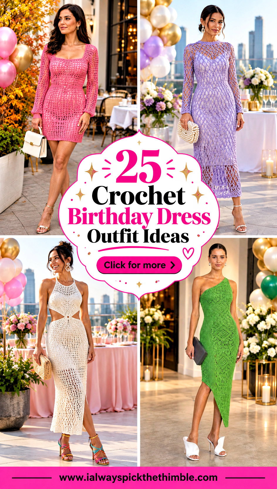 25 Crochet Birthday Dress Outfit Ideas for Your Party - 25 Crochet Birthday Dress Outfit Ideas for Your Party