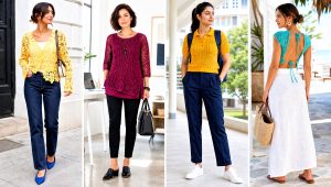 25 Crochet Blouse for Women Outfit Ideas for Daily Wear