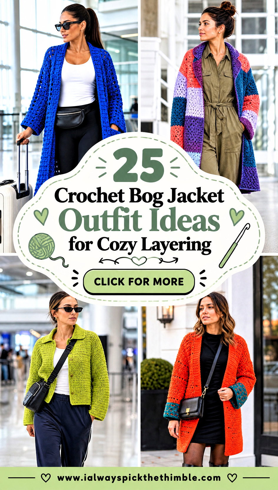 25 Crochet Bog Jacket Outfit Ideas for Cozy Layering - 25 Crochet Bog Jacket Outfit Ideas for Cozy Layering