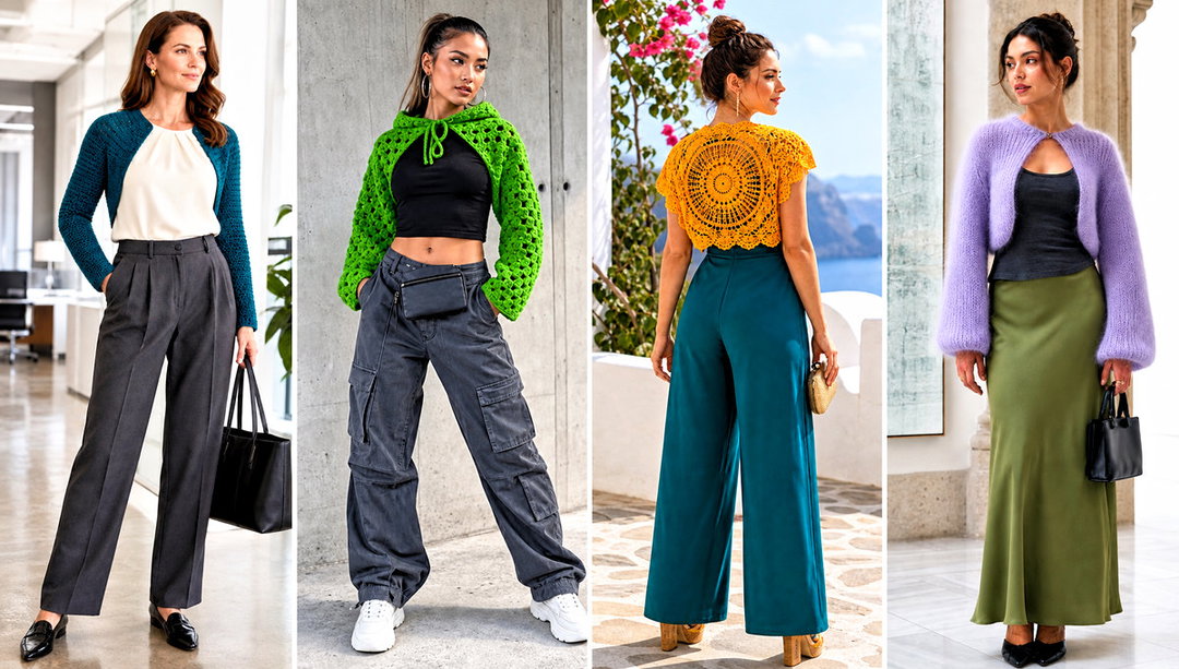 25 Crochet Bolero Outfit Ideas for Wedding Guest Looks