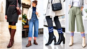 25 Crochet Boot Cuffs Outfit Ideas for Cozy Fall Walks