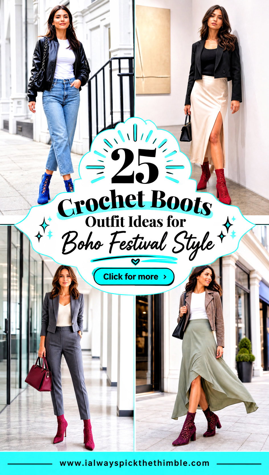 25 Crochet Boots Outfit Ideas for Boho Festival Style - 25 Crochet Boots Outfit Ideas for Boho Festival Style