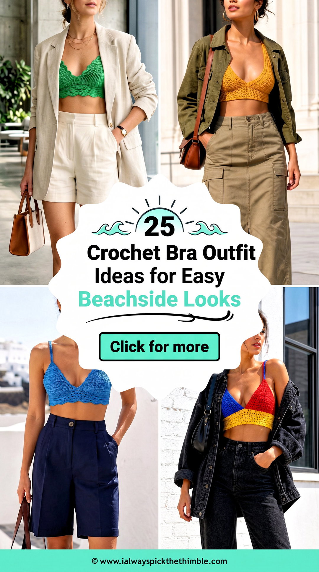 25 Crochet Bra Outfit Ideas for Easy Beachside Looks - 25 Crochet Bra Outfit Ideas for Easy Beachside Looks