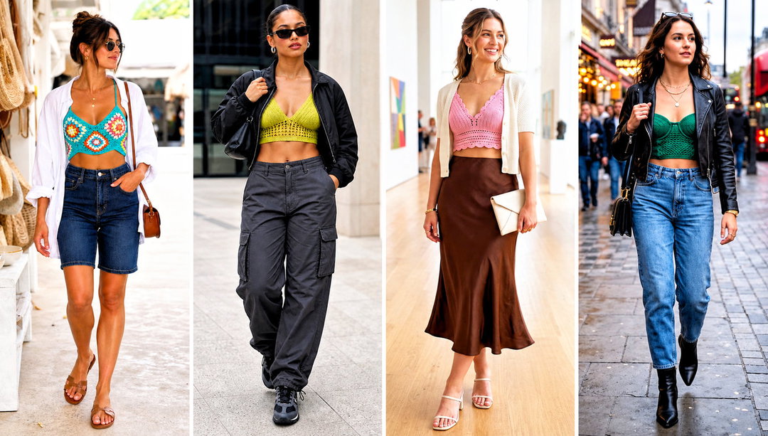 25 Crochet Bra Top Outfit Ideas for Sunny Getaways
