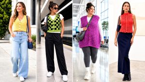 25 Crochet Button Vest Outfit Ideas for Easy Layering