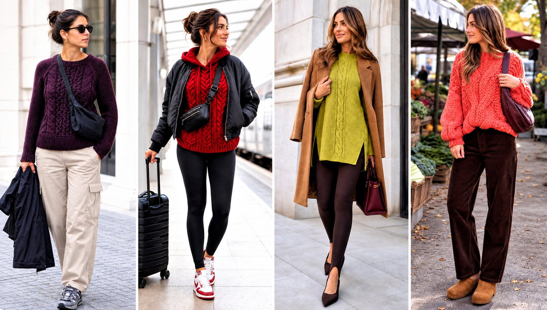 25 Crochet Cable Sweater Outfit Ideas for Cozy Fall Days