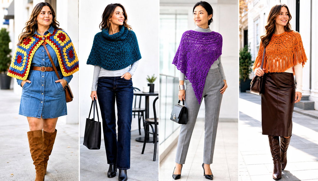 25 Crochet Capelet Outfit Ideas for Dressy Evening Looks