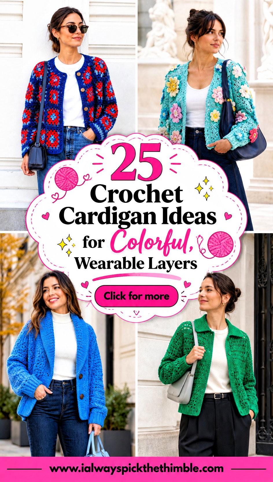 25 Crochet Cardigan Ideas for Colorful Wearable Layers - 25 Crochet Cardigan Ideas for Colorful, Wearable Layers