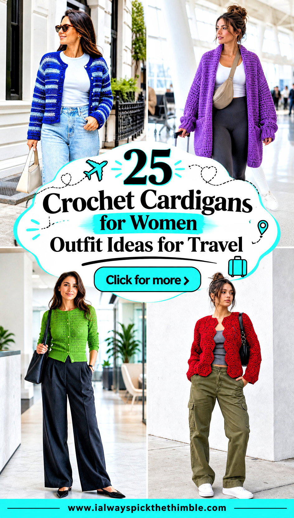 25 Crochet Cardigans for Women Outfit Ideas for Travel - 25 Crochet Cardigans for Women Outfit Ideas for Travel