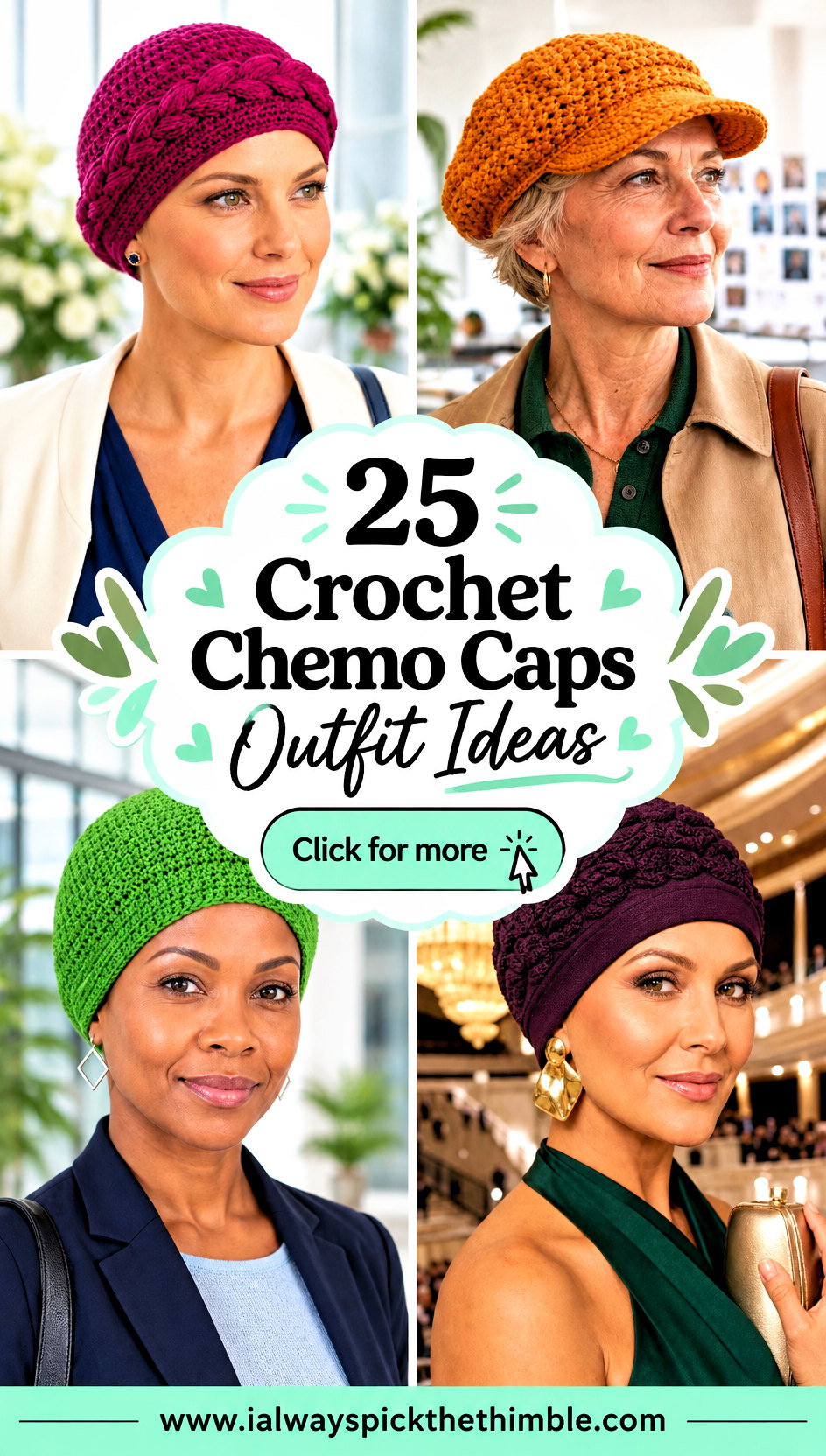 25 Crochet Chemo Caps Outfit Ideas for Gentle Everyday Wear - 25 Crochet Chemo Caps Outfit Ideas for Gentle Everyday Wear